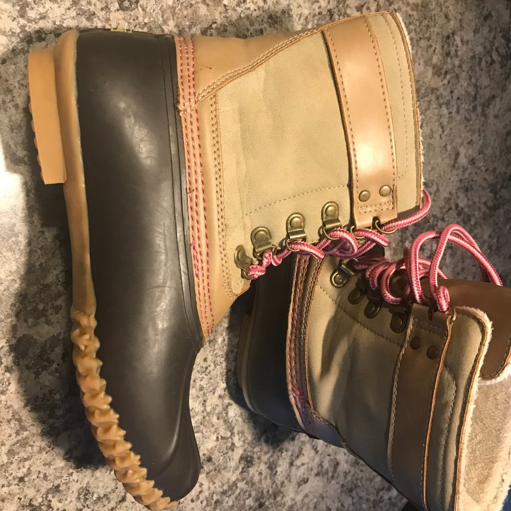 ESPIRIT GIRLS WINTER DUCK BOOTS SIZE 4 - Picture 4 of 9